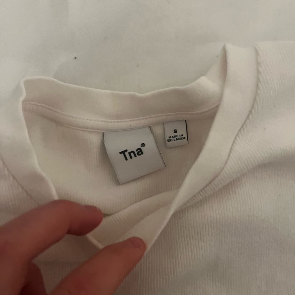 TNA Men's Cream Crewneck Sweater